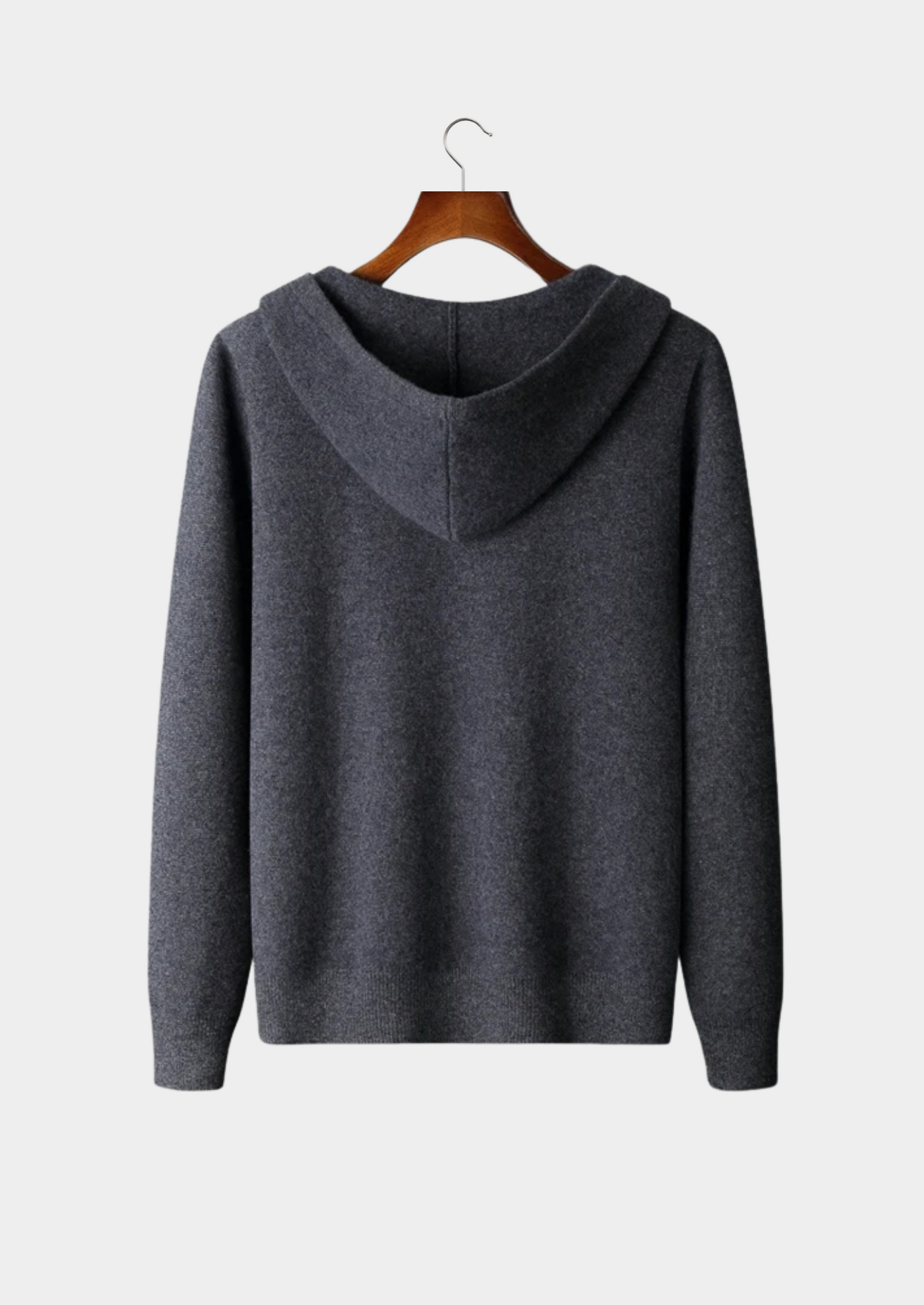 100% Cashmere Zipper Hoodie – Hypoallergenic | Ultimate Skin-Soft Luxury | ASCENDARY®