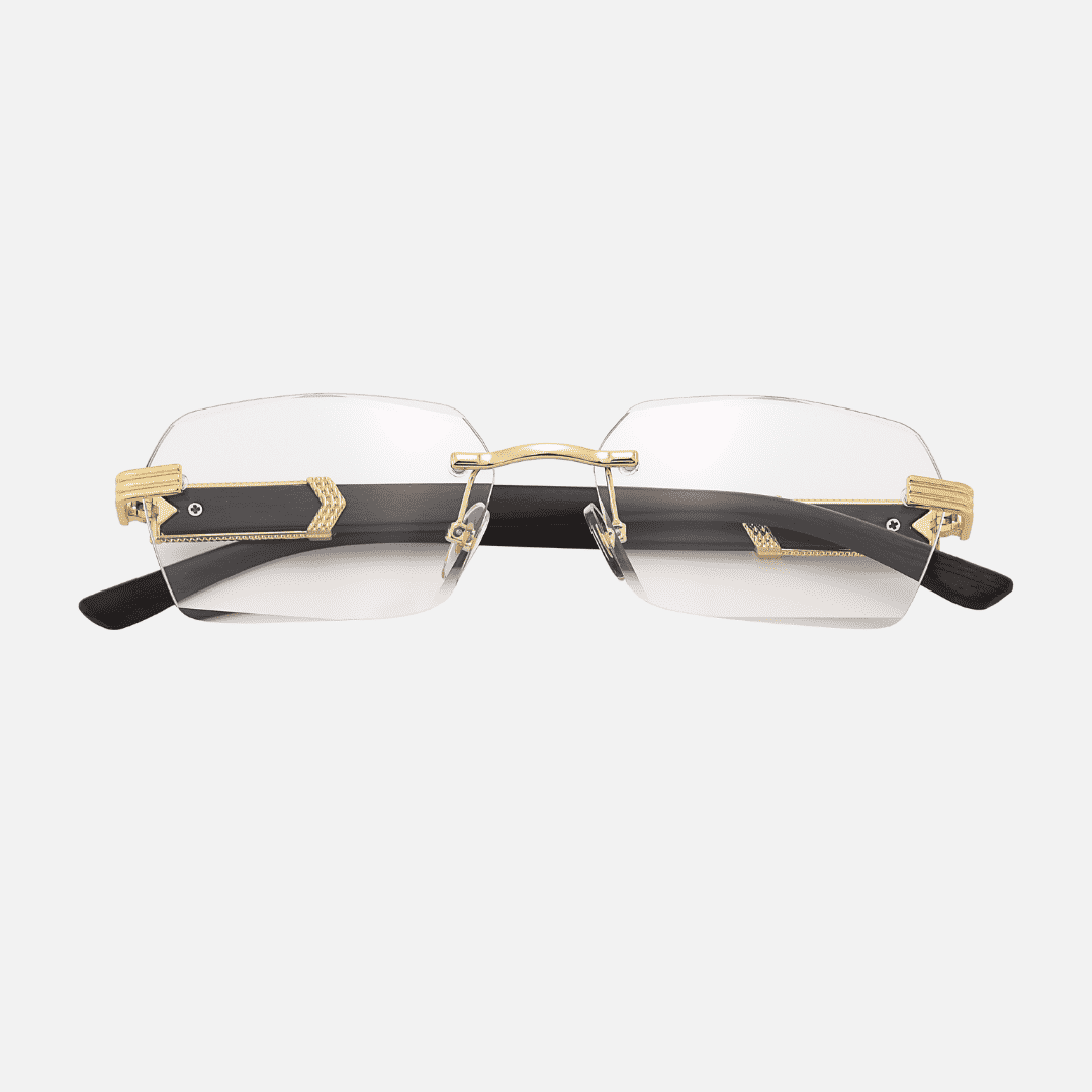 GUAN Sunglasses – UV400 | Wood & Gold Frame | ASCENDARY®