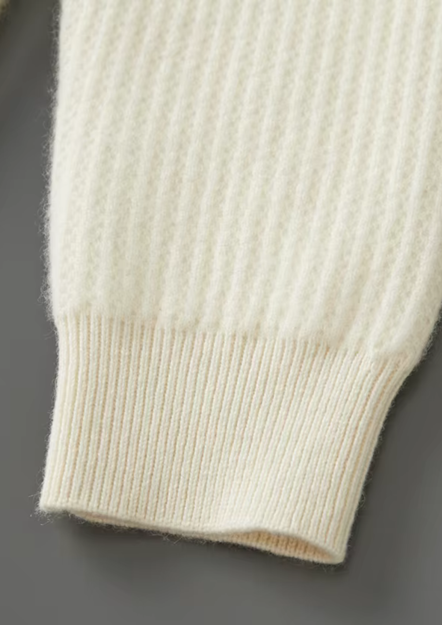 Men's Ribbed Merino Wool Zip Hoodie – Slim Fit Knitwear – ASCENDARY®