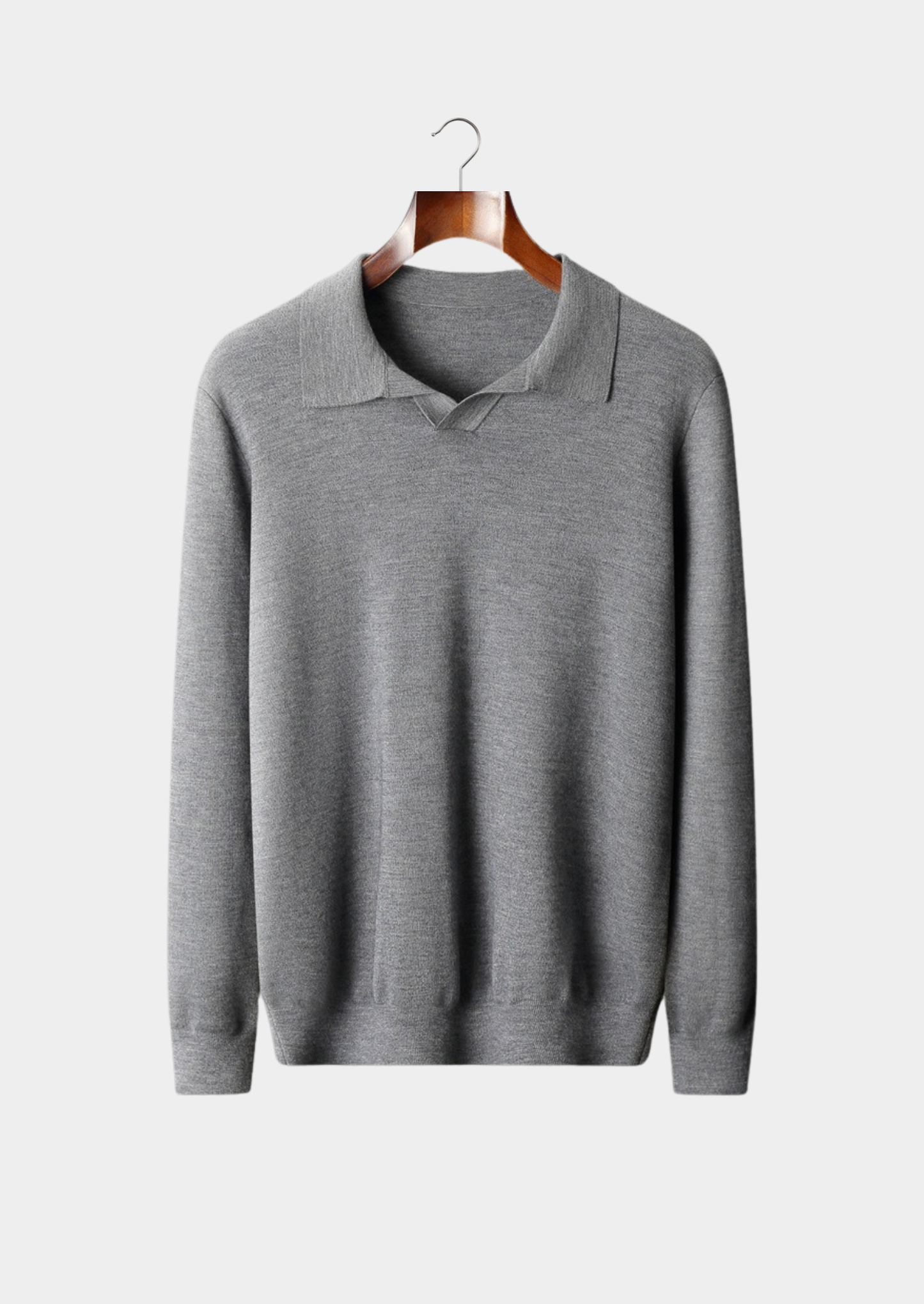 100% Cashmere Buttonless Sweater Polo – ASCENDARY®