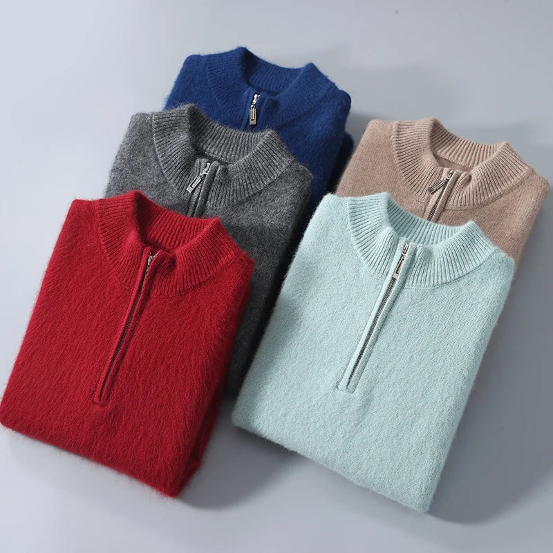 100% Cashmere Zip-Up Cardigan – ASCENDARY®