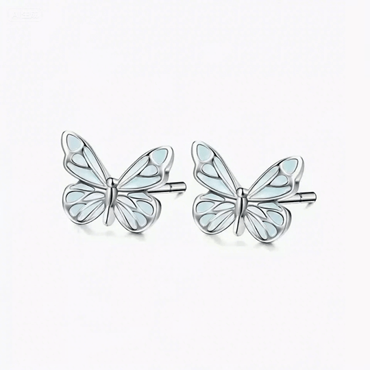 Midnight Butterfly Glow Earrings