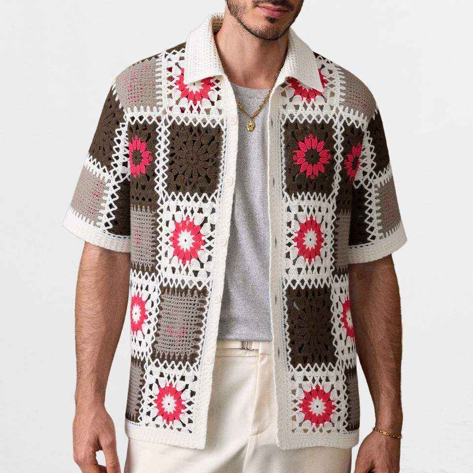 Santorini Knitted Button Shirt – ASCENDARY®