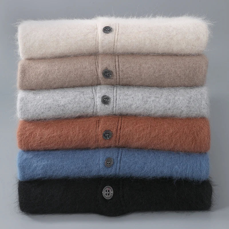 100% Cashmere Polo Button Sweater – ASCENDARY®