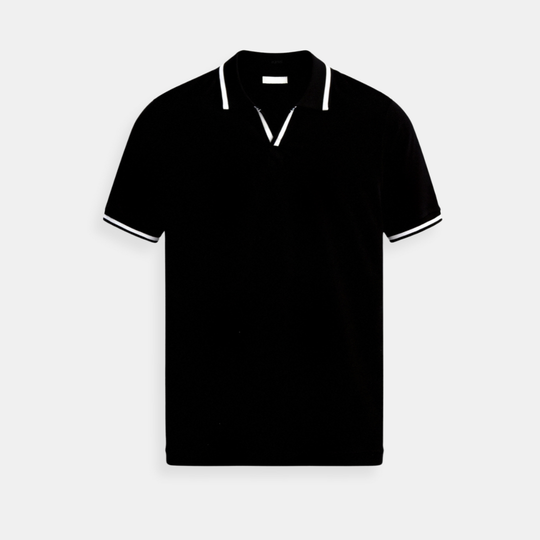 Contrast Slim Fitted Polo – Skin-Soft | Breathable | ASCENDARY®