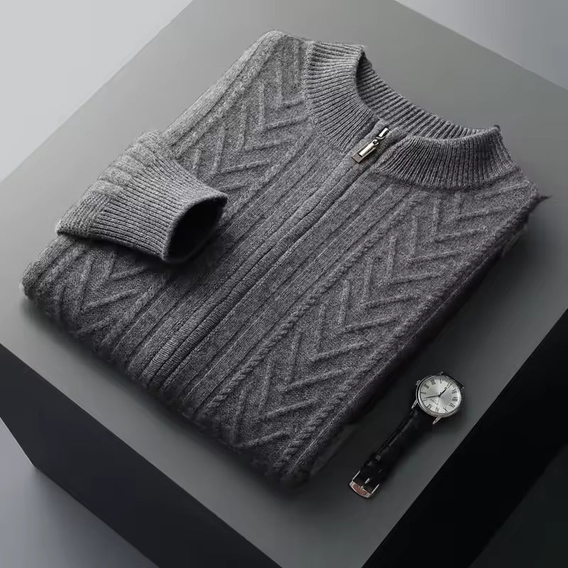 100% Cashmere Pattern Gilet – Luxury Body Warmer | ASCENDARY®