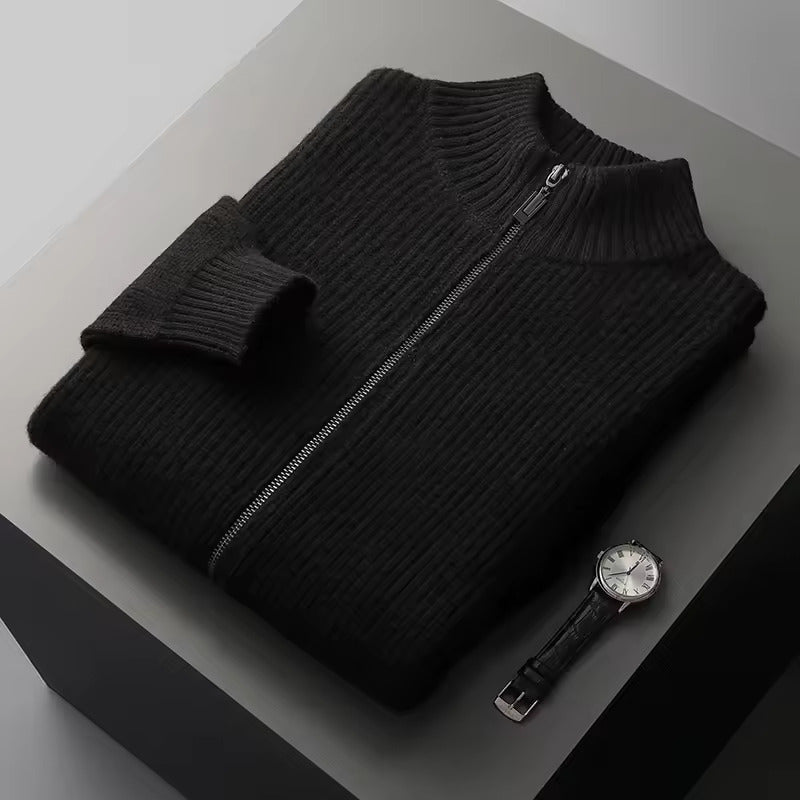100% Cashmere Ribbed Vest – Hypoallergenic | Textured Luxury Layer | ASCENDARY®