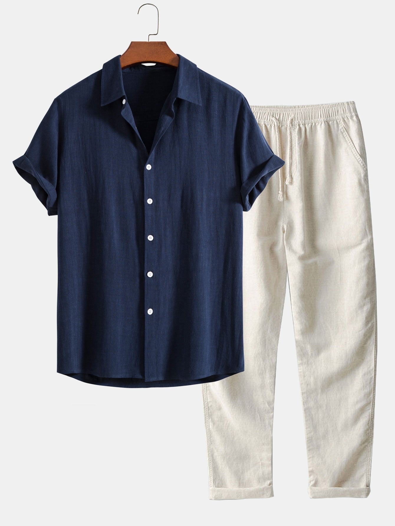Palau Short-Sleeved Set – Skin-Soft | Breathable Resort Wear | ASCENDARY®