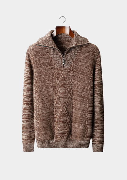 Men's Extra-Fine Merino Wool Half-Zip Sweater – ASCENDARY®