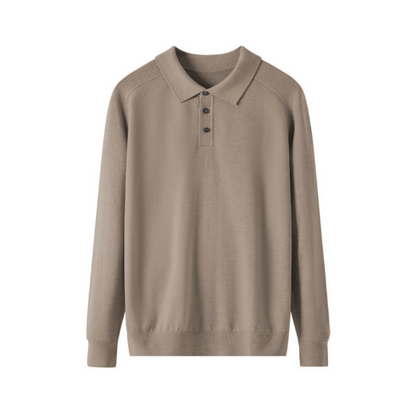 100% Premium Wool Polo – Hypoallergenic | Skin-Gentle | ASCENDARY®