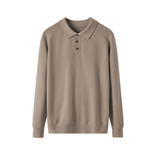 100% Premium Wool Polo – Hypoallergenic | Skin-Gentle | ASCENDARY®