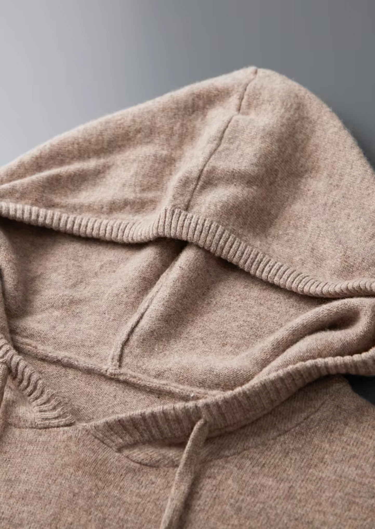 Men's Extra-Fine Merino Wool Leisure Hoodie – Light Gray – ASCENDARY®