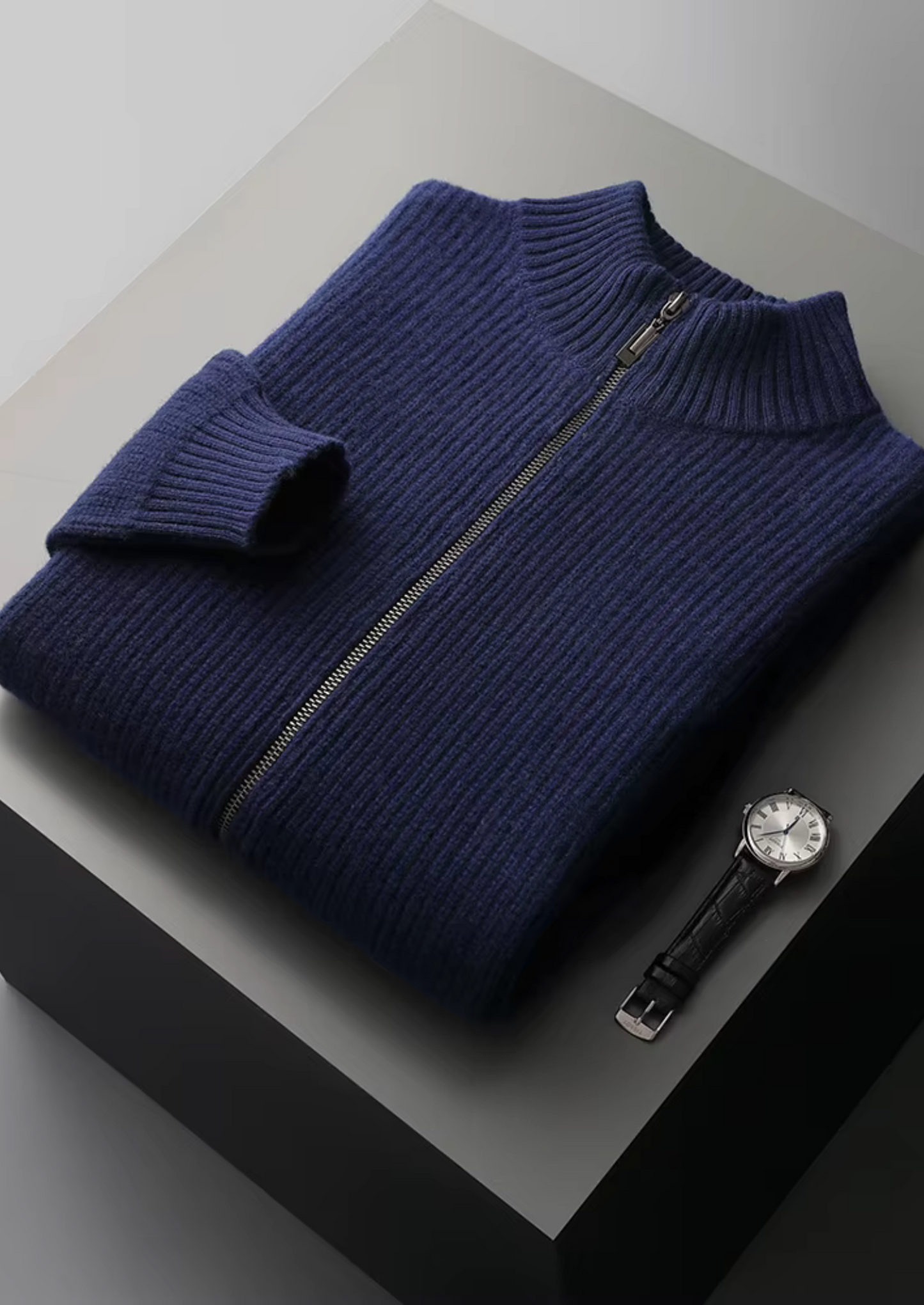 Men's Extra-Fine Merino Wool Ribbed Cardigan – ASCENDARY®