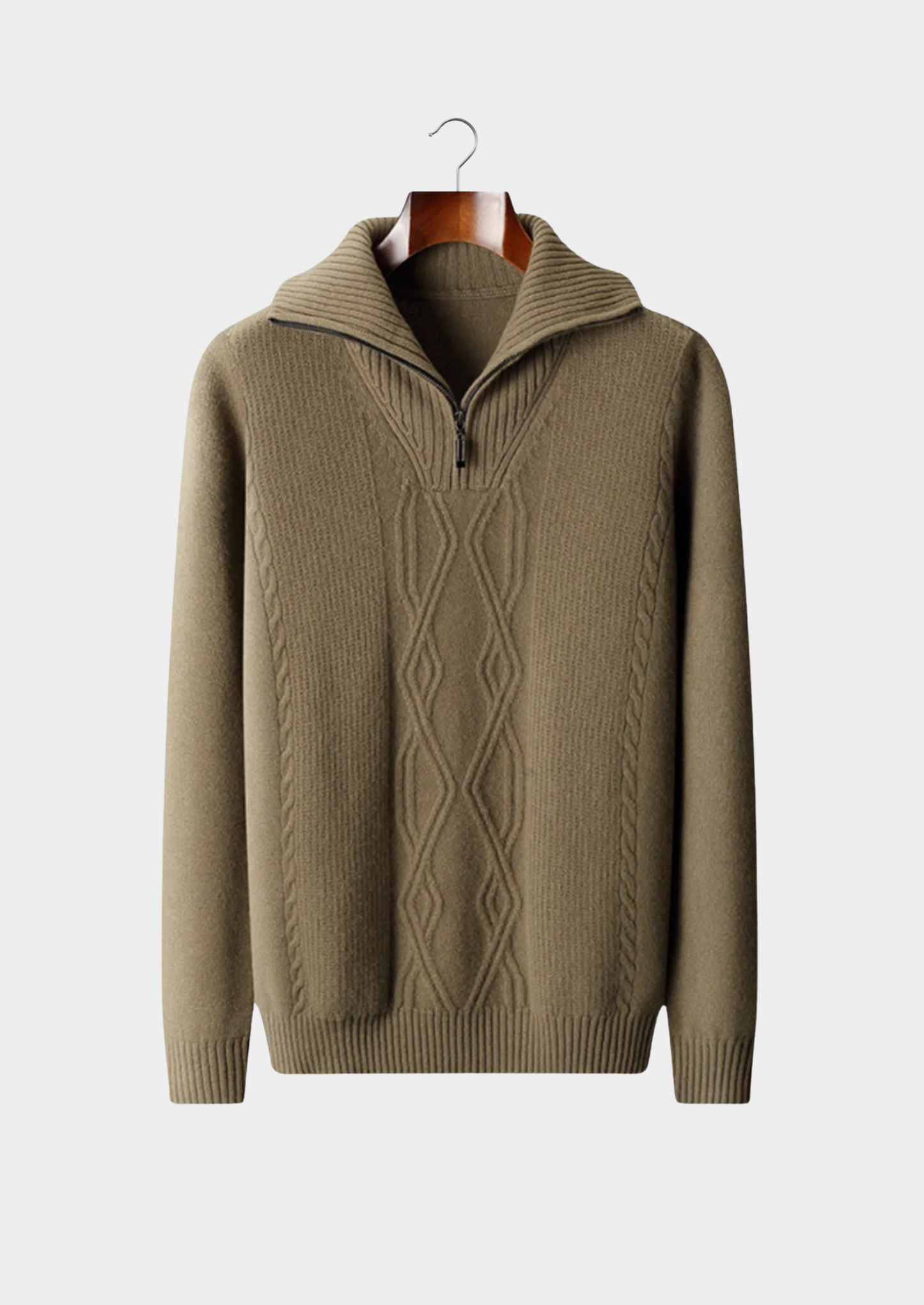 Men's Extra-Fine Merino Wool Half-Zip Sweater – ASCENDARY®
