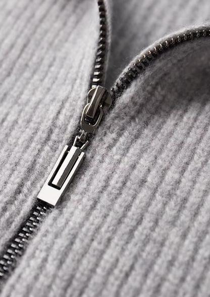 Men's Extra-Fine Merino Wool Ribbed Cardigan – ASCENDARY®