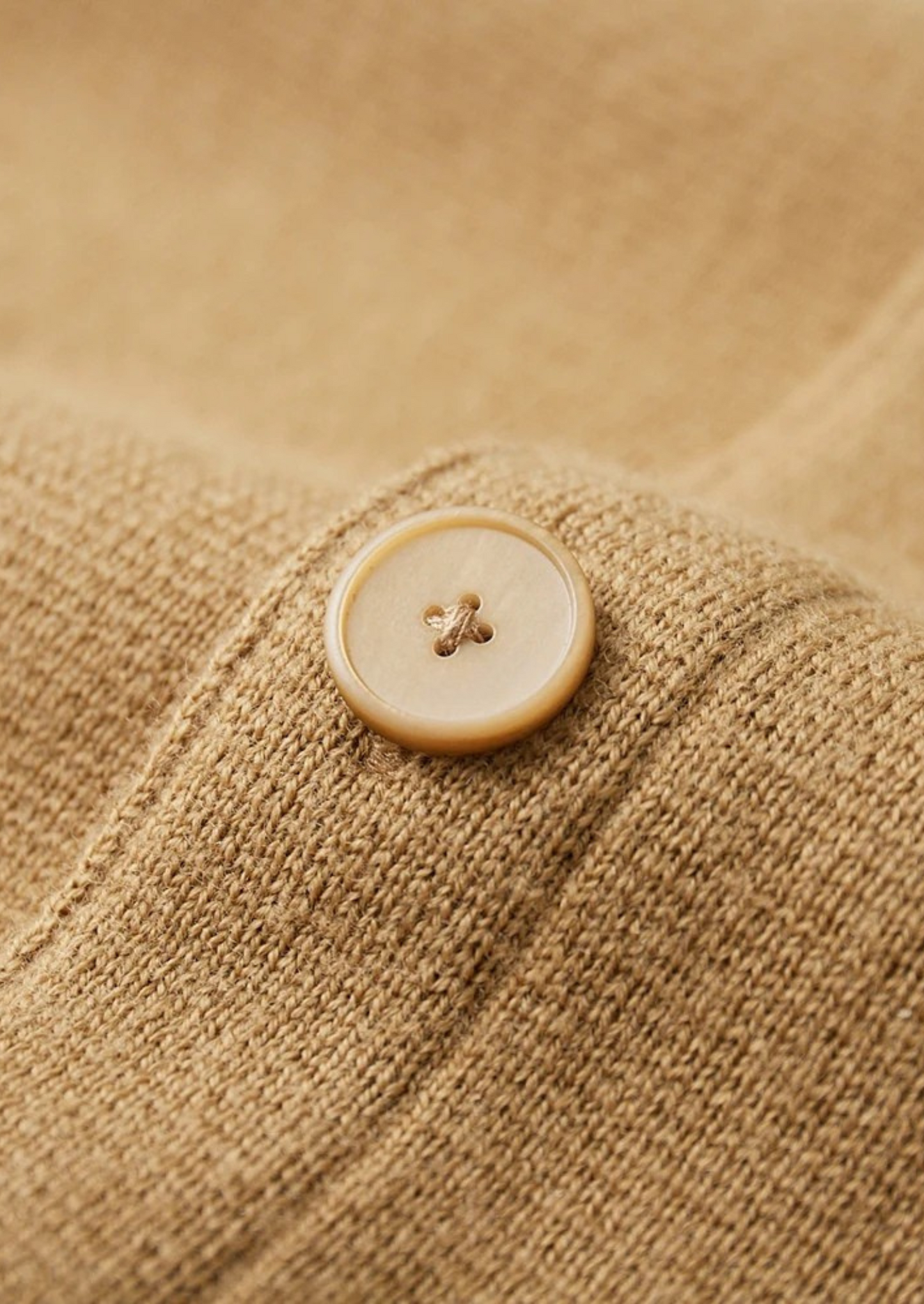 Men's Extra-Fine Merino Wool Button Overshirt – Honey Mustard – ASCENDARY®