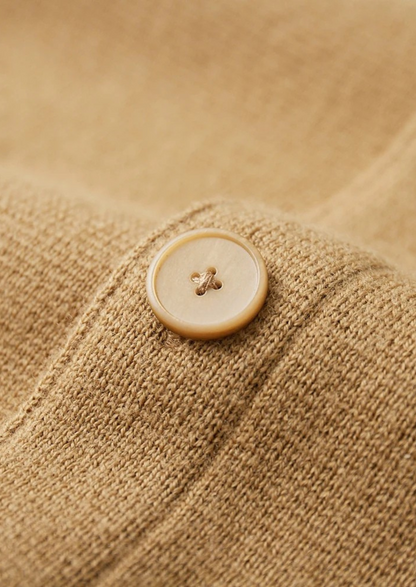 Men's Extra-Fine Merino Wool Button Overshirt – Honey Mustard – ASCENDARY®