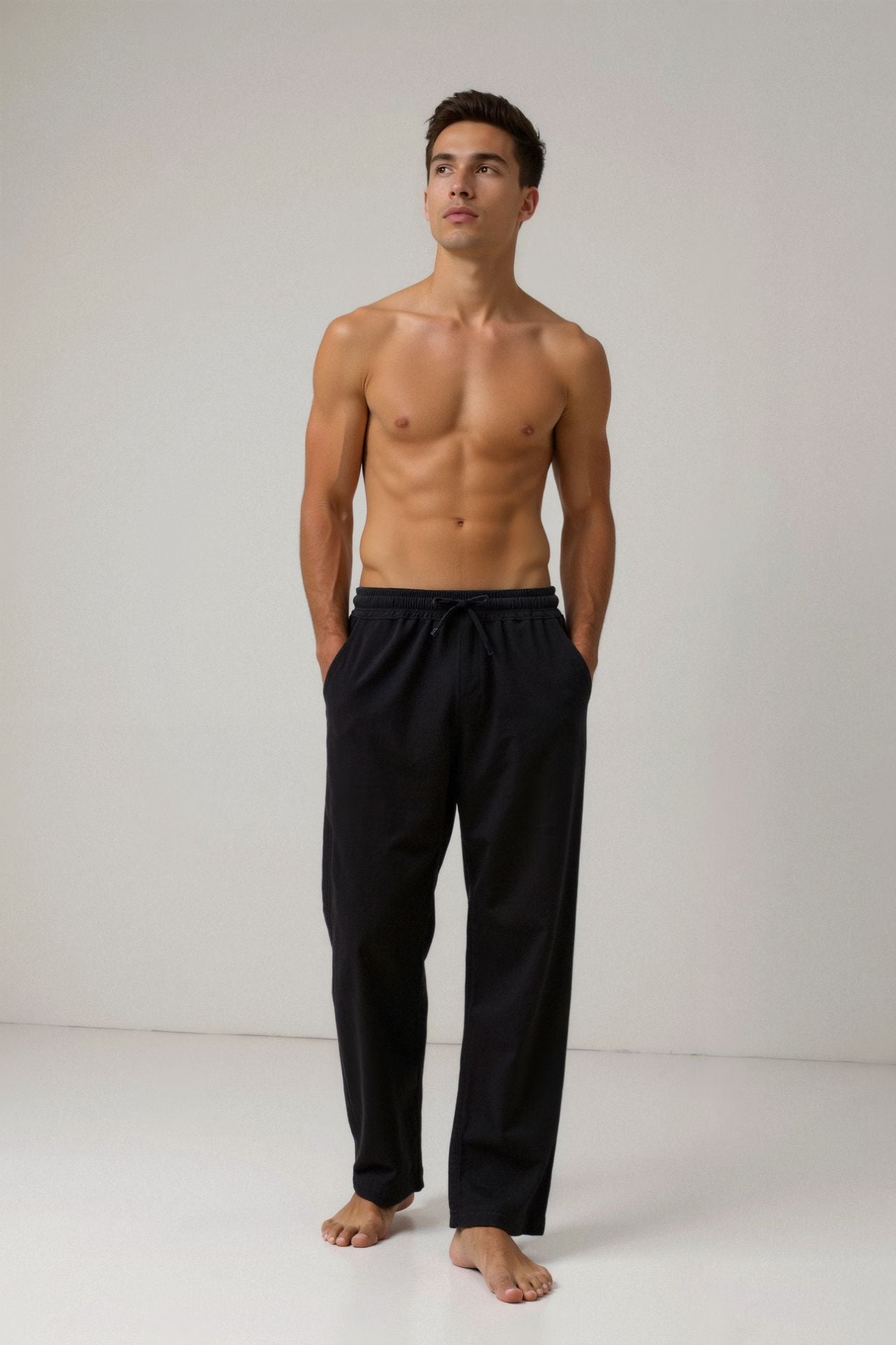Cotton & Linen Drawstring Pants – Hypoallergenic | Skin-Gentle | ASCENDARY®