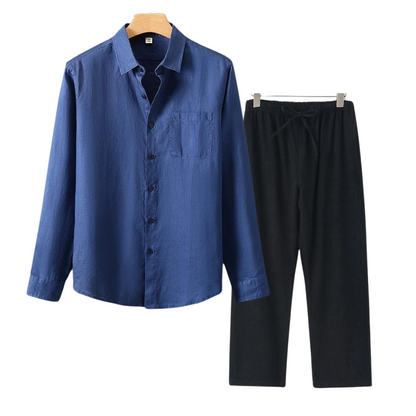 Linen Set – Full Matching Shirt & Trouser | Skin-Gentle Linen | ASCENDARY®