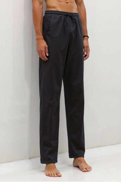 Cotton & Linen Drawstring Pants – Hypoallergenic | Skin-Gentle | ASCENDARY®