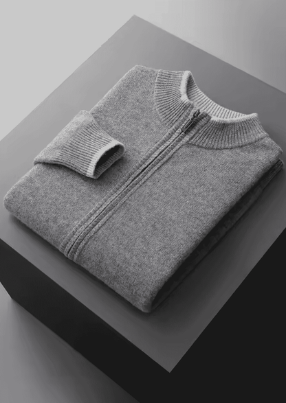 PURE EXTRA-FINE MERINO WOOL TWO TONE SET