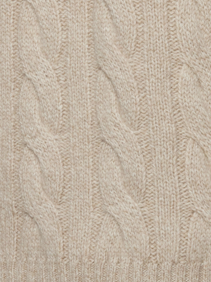 Cashmere Cable Knit Sweater – Luxury Knitwear | ASCENDARY®