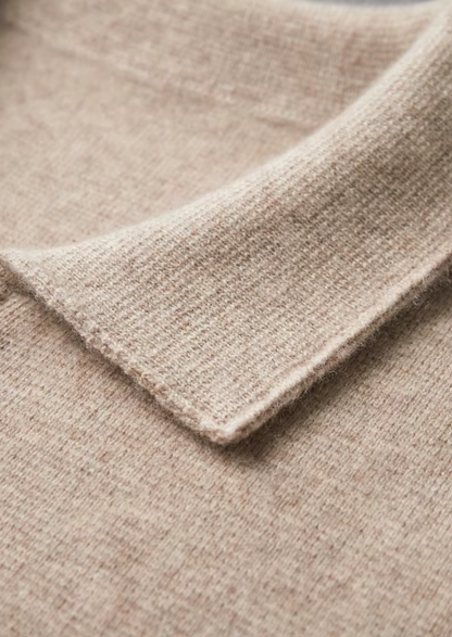Men's Extra-Fine Merino Wool Zip Polo Cardigan – ASCENDARY®
