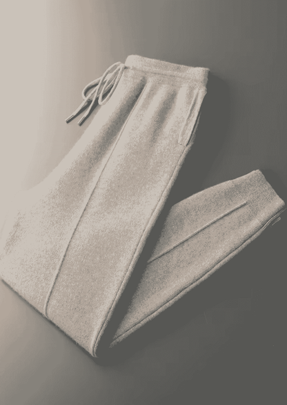 PURE EXTRA-FINE MERINO WOOL LEISURE JOGGERS