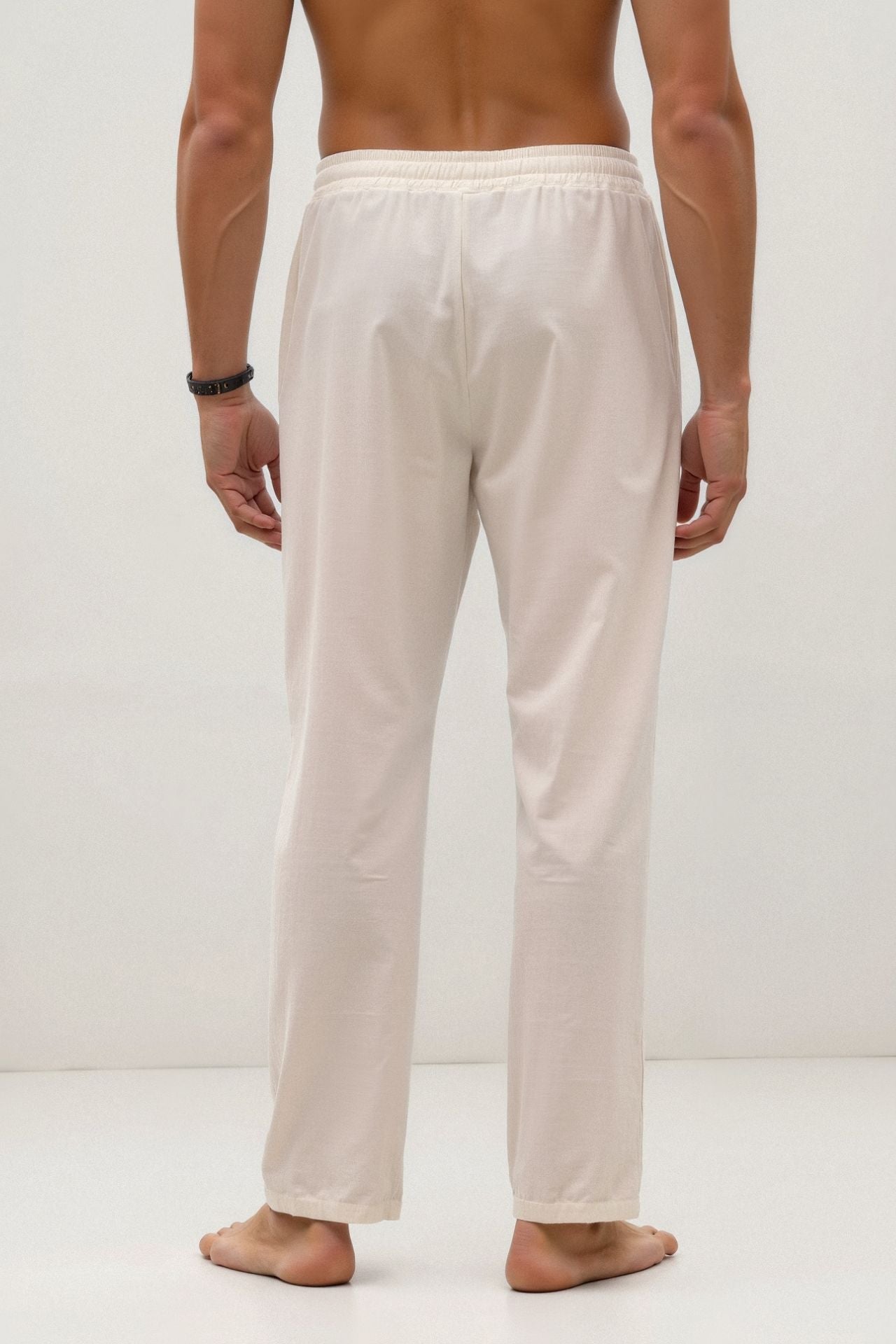 Cotton & Linen Drawstring Pants – Hypoallergenic | Skin-Gentle | ASCENDARY®