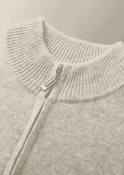 Men's Extra-Fine Merino Wool Zip-Through Cardigan – ASCENDARY®