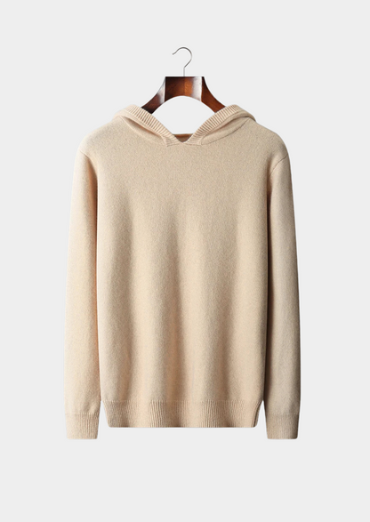 Men's 100% Cashmere Leisure Hoodie – Luxury Knitwear – ASCENDARY®