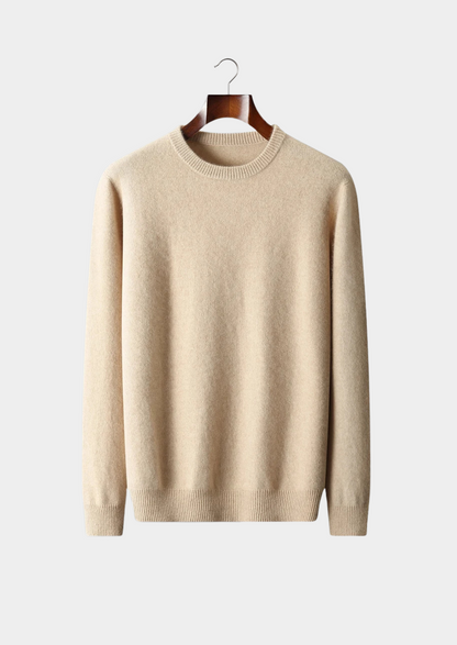 Men's Extra-Fine Merino Wool Crewneck Sweater – Classic Fit – ASCENDARY®