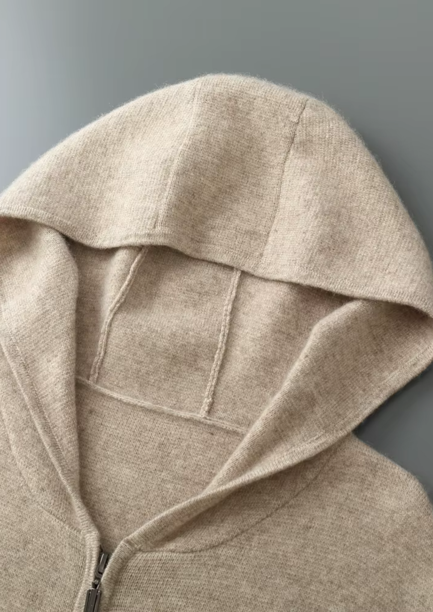 Men's Extra-Fine Merino Wool Zip-Up Hoodie – Slim Fit – ASCENDARY®
