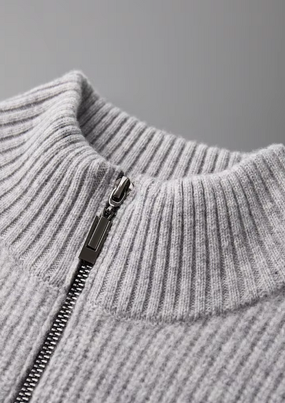 Men's Extra-Fine Merino Wool Ribbed Cardigan – ASCENDARY®