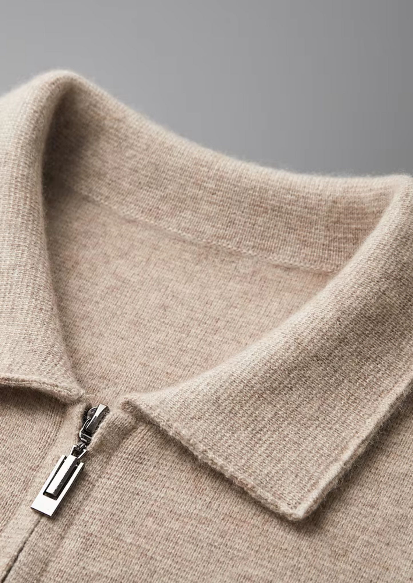 Men's Extra-Fine Merino Wool Zip Polo Cardigan – ASCENDARY®