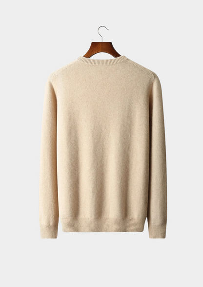 Men's Extra-Fine Merino Wool Crewneck Sweater – Classic Fit – ASCENDARY®