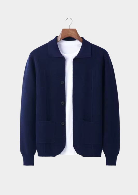 100% Cashmere Button Overshirt – Luxury Knitwear | ASCENDARY®