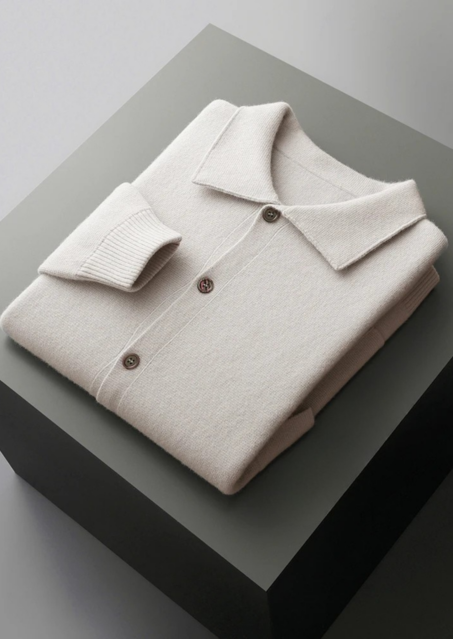 Men's Extra-Fine Merino Wool Button Overshirt – Honey Mustard – ASCENDARY®