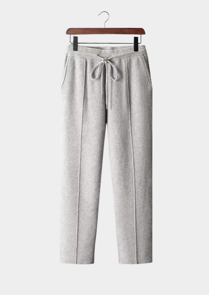 Men's Extra-Fine Merino Wool Leisure Trousers – Tailored Fit – ASCENDARY®