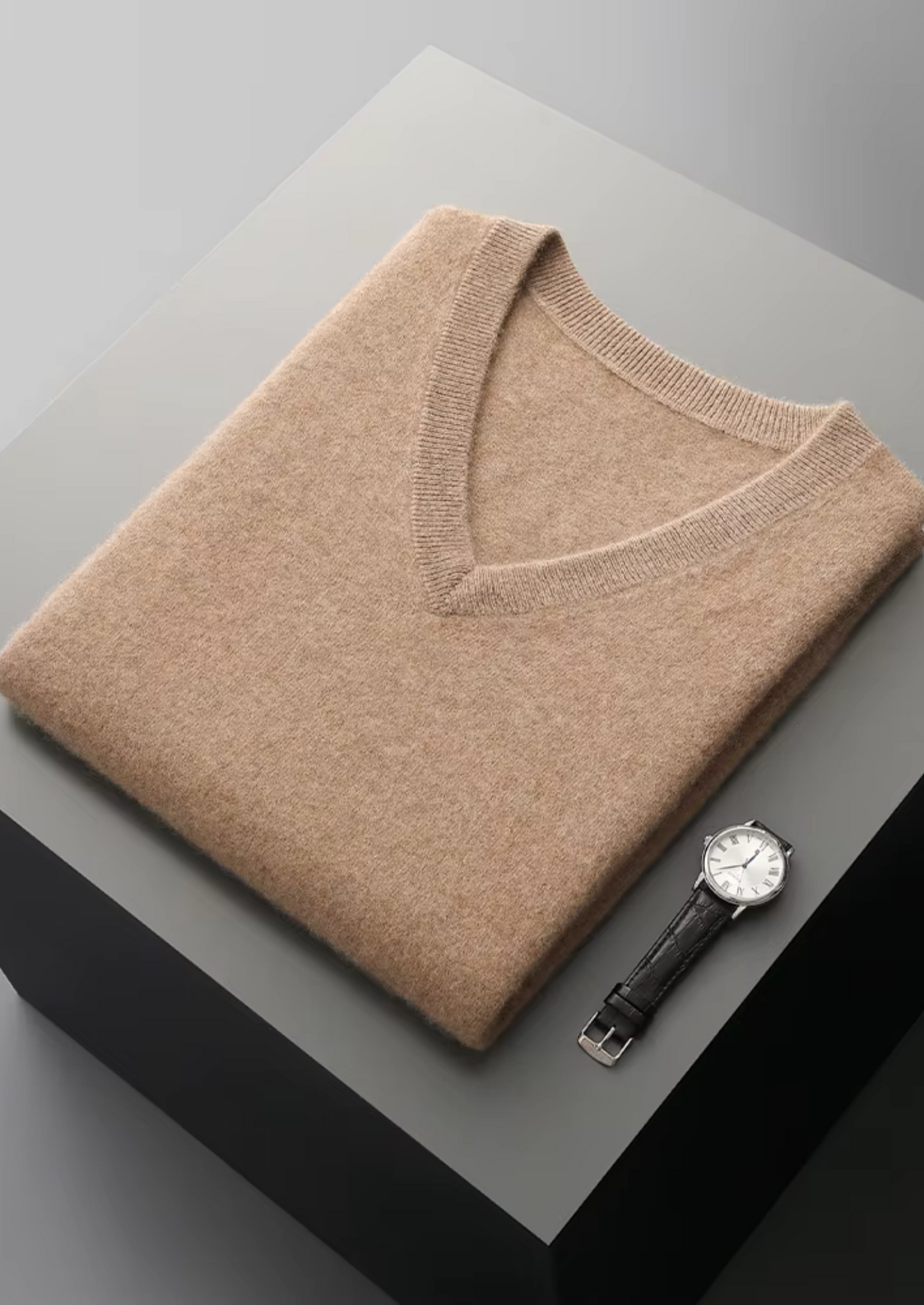Men's Extra-Fine Merino Wool V-Neck Vest – ASCENDARY®