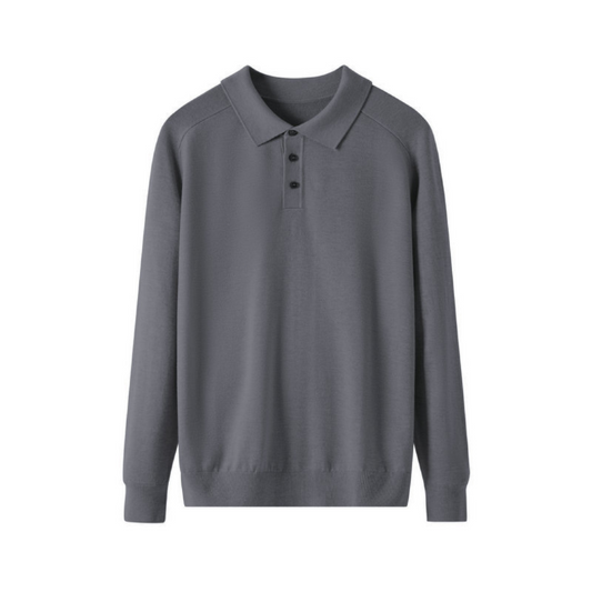 100% Premium Wool Polo – Hypoallergenic | Skin-Gentle | ASCENDARY®