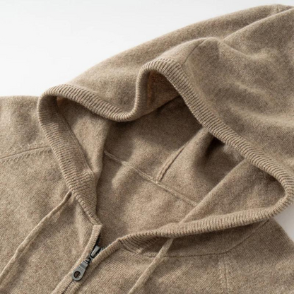100% Cashmere Hooded Gilet – Luxury Body Warmer | ASCENDARY®
