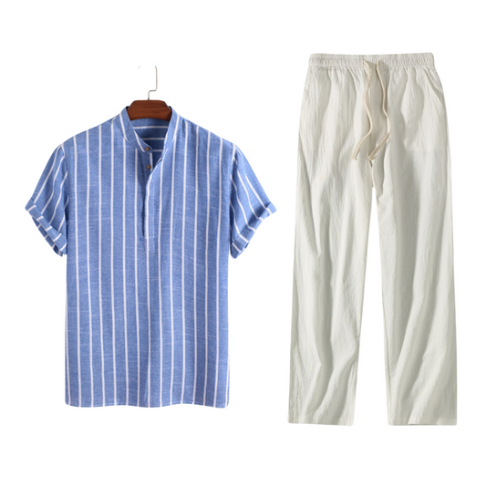 Bora Bora Linen Outfit – Hypoallergenic | Skin-Soft Linen Set | ASCENDARY®