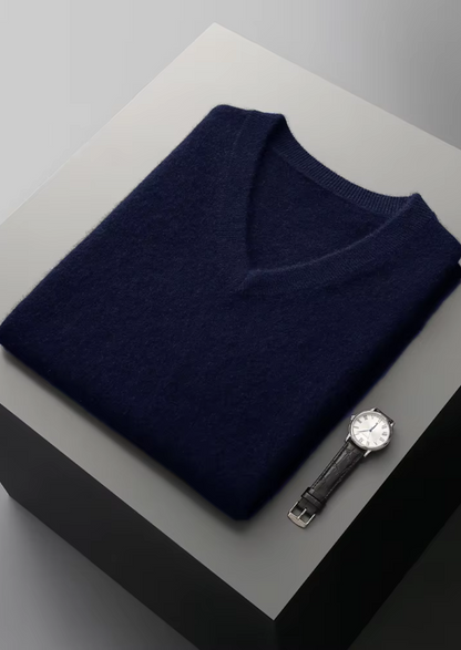 Men's Extra-Fine Merino Wool V-Neck Vest – ASCENDARY®