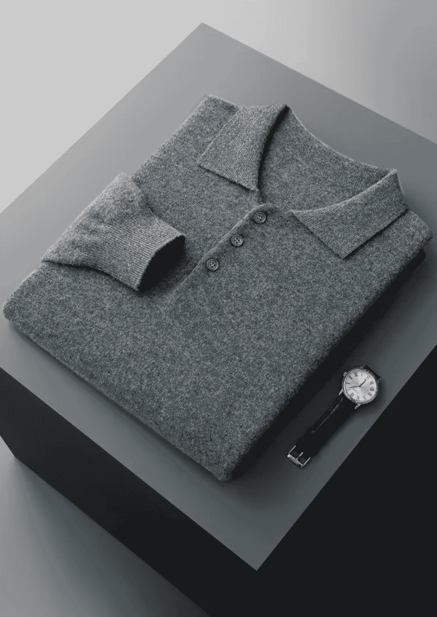 Men's Extra-Fine Merino Wool Classic Sweater Polo – Slim Fit – ASCENDARY®