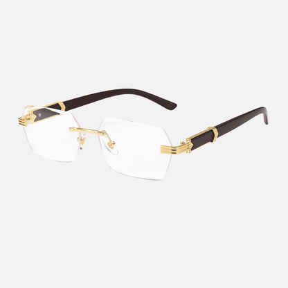 GUAN Sunglasses – UV400 | Wood & Gold Frame | ASCENDARY®
