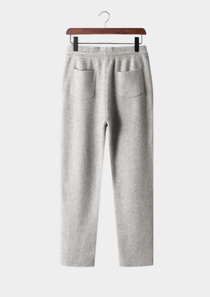 Men's Extra-Fine Merino Wool Leisure Trousers – Tailored Fit – ASCENDARY®