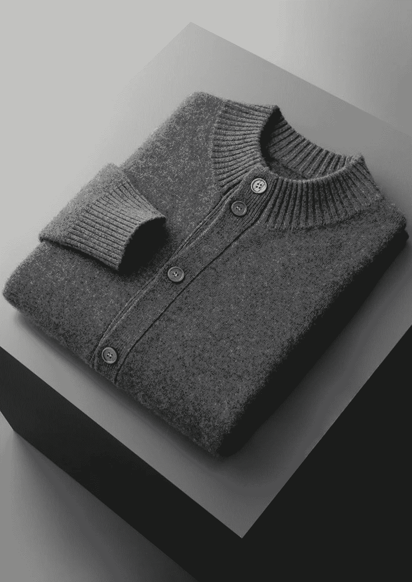 PREMIUM CASHMERE BUTTON CARDIGAN