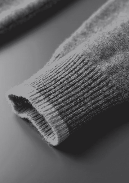 PURE EXTRA-FINE MERINO WOOL TWO TONE SET