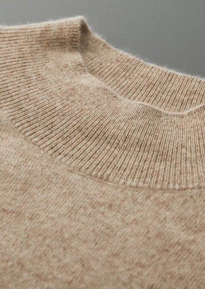 Men's Extra-Fine Merino Wool Raglan Mock Neck Sweater – ASCENDARY®